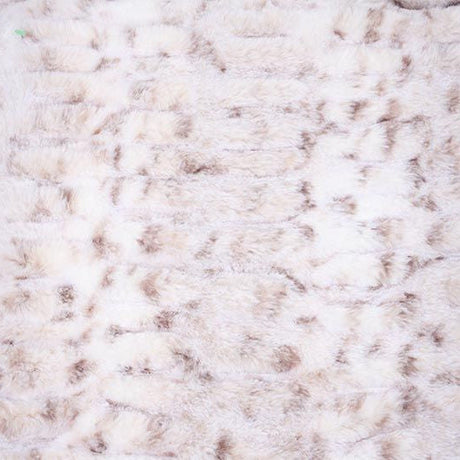 Luxe Cuddle Milan Lynx Fabric Natural Taupe