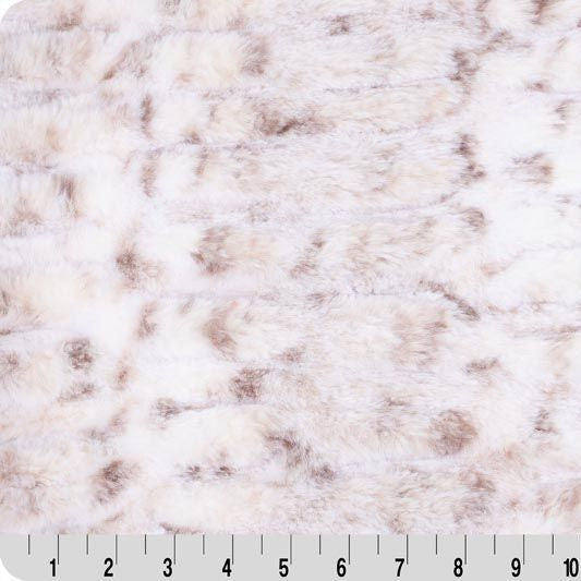 Luxe Cuddle Milan Lynx Fabric Natural Taupe