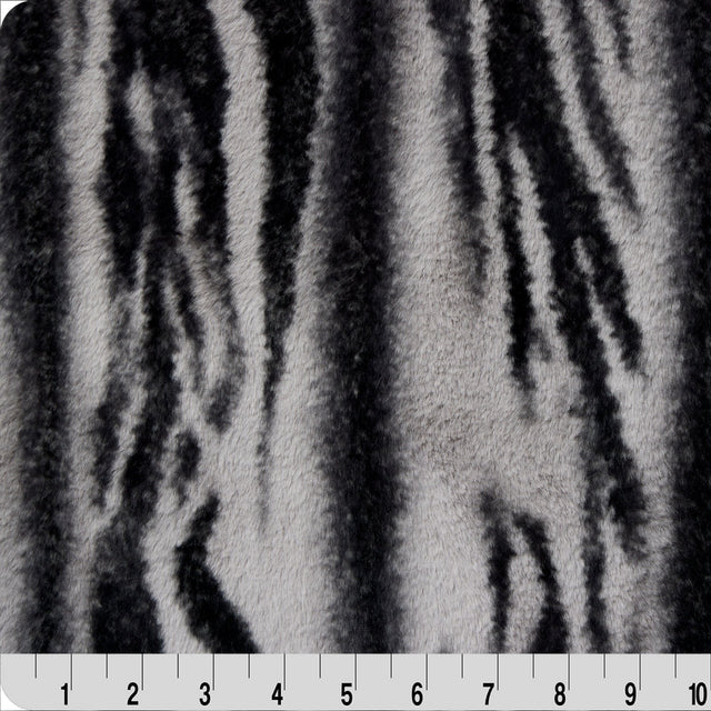 Luxe Cuddle Nube Graphite/Black Fabric 58/60"