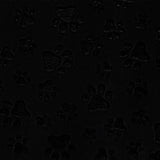 Black Luxe Cuddle Paws Minky Fabric 58-60"