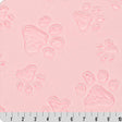 Minky Fabric Luxe Cuddle Paws Blush 58-60"