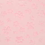 Minky Fabric Luxe Cuddle Paws Blush 58-60"