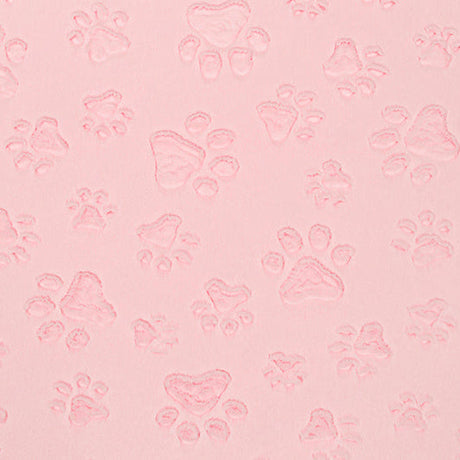 Minky Fabric Luxe Cuddle Paws Blush 58-60"