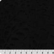 Minky Plush Floral Cuddle Fabric Black 58-60"