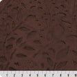 Minky Plush Floral Fabric Luxe Cuddle Poppy Coffee