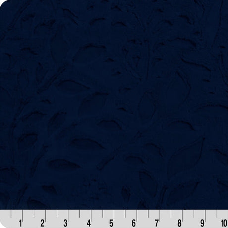Minky Plush Fabric Luxe Cuddle Poppy Navy 58-60"