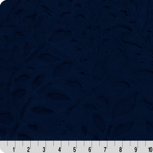 Minky Plush Fabric Luxe Cuddle Poppy Navy 58-60"