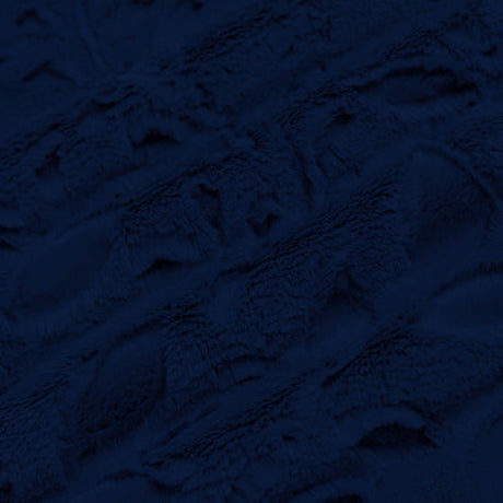 Minky Plush Fabric Luxe Cuddle Poppy Navy 58-60"