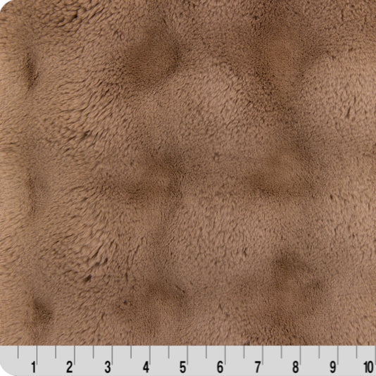 Luxe Cuddle Powderpuff Cappuccino Fabric 58-60"