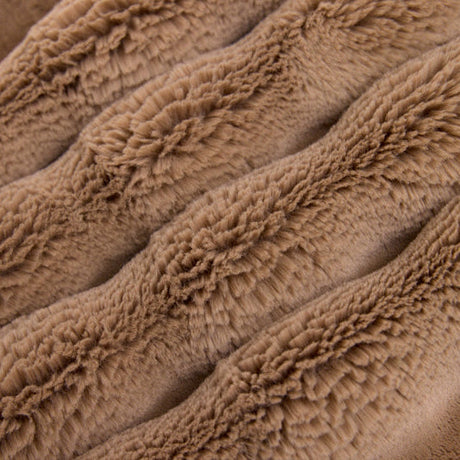 Luxe Cuddle Powderpuff Cappuccino Fabric 58-60"