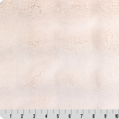 Luxe Cuddle Powderpuff Pearl Fabric 58-60"
