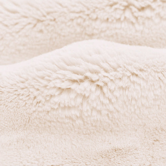 Luxe Cuddle Powderpuff Pearl Fabric 58-60"