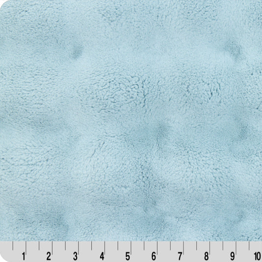 Luxe Cuddle Fabric Powderpuff Raindrop 58-60"