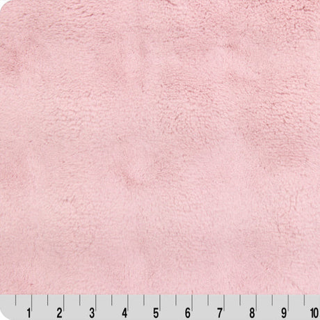 Luxe Cuddle Powderpuff Rosewater Fabric 58-60"