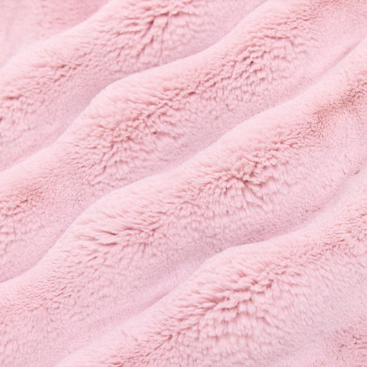 Luxe Cuddle Powderpuff Rosewater Fabric 58-60"