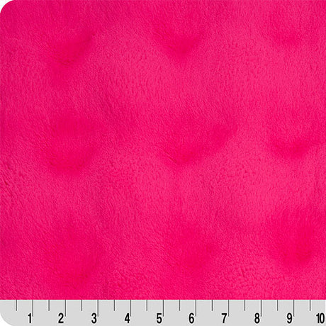 Luxe Cuddle Powderpuff Think Pink Fabric
