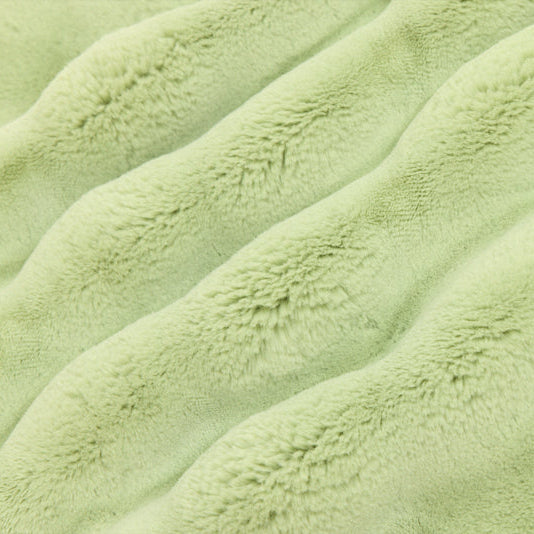 Luxe Cuddle Powderpuff Thyme Fabric 58-60"