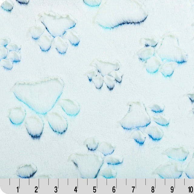Luxe Cuddle Prism Paws Nautical Blue Fabric