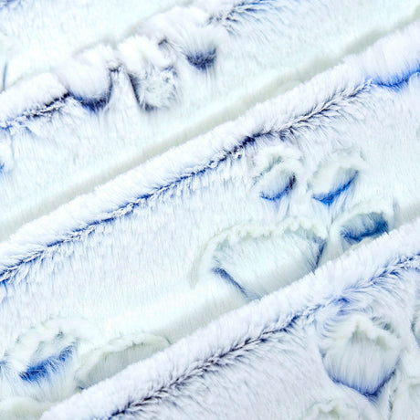 Luxe Cuddle Prism Paws Nautical Blue Fabric