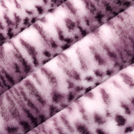 Luxe Cuddle Savanna Berry Fabric 58/60"