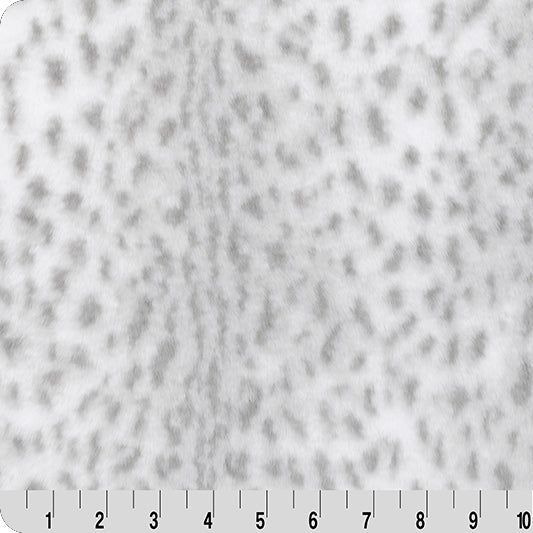 Luxe Cuddle Savanna Silver Fabric