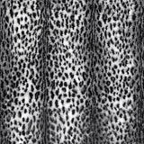 Luxe Cuddle Savanna Snow/Black Fabric 58/60" per Yard