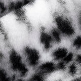 Luxe Cuddle Savanna Snow/Black Fabric 58/60" per Yard