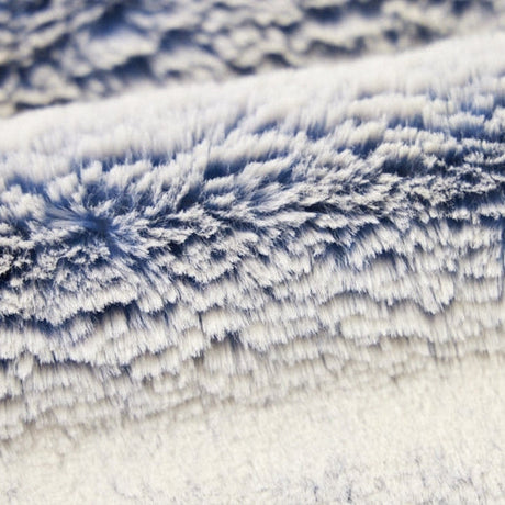 Blue Fog Luxe Cuddle Snow Bunny Fabric