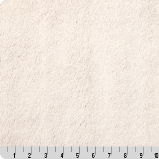 Luxe Cuddle Snow Bunny Fabric Sanddollar 58/60"
