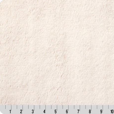 Luxe Cuddle Snow Bunny Fabric Sanddollar 58/60"