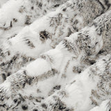 Minky Fabric Luxe Cuddle Snowy Owl Charcoal 58-60"