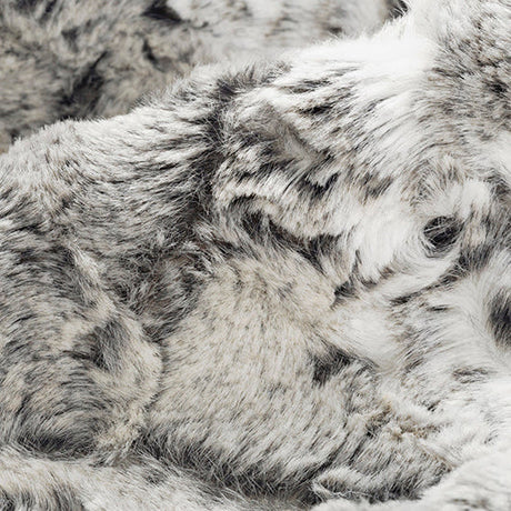 Minky Fabric Luxe Cuddle Snowy Owl Charcoal 58-60"