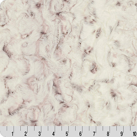 Luxe Cuddle Snowy Owl Elderberry Fabric