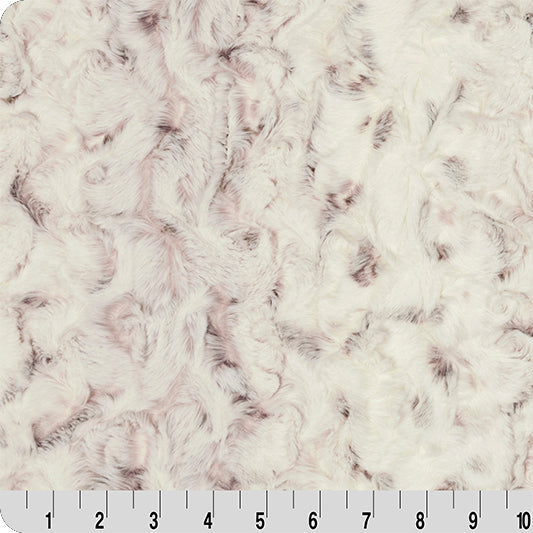 Luxe Cuddle Snowy Owl Elderberry Fabric