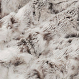 Minky Plush Fabric Luxe Cuddle Snowy Owl Pewter 58-60"