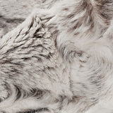 Minky Plush Fabric Luxe Cuddle Snowy Owl Pewter 58-60"