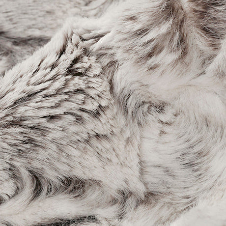 Minky Plush Fabric Luxe Cuddle Snowy Owl Pewter 58-60"