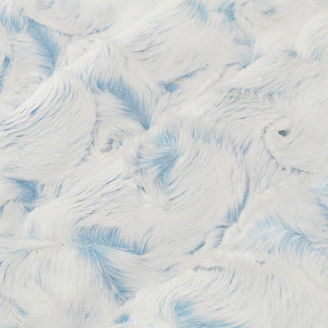 Luxe Cuddle Snowy Owl Sky Fabric
