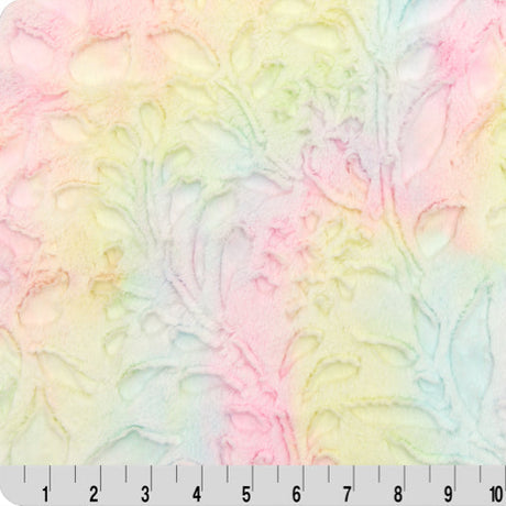 Luxe Cuddle Sorbet Poppy Pastel Fabric