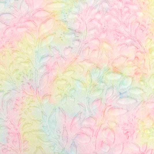 Luxe Cuddle Sorbet Poppy Pastel Fabric