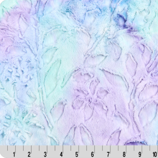 Luxe Cuddle Sorbet Poppy Pixie Fabric 58-60"