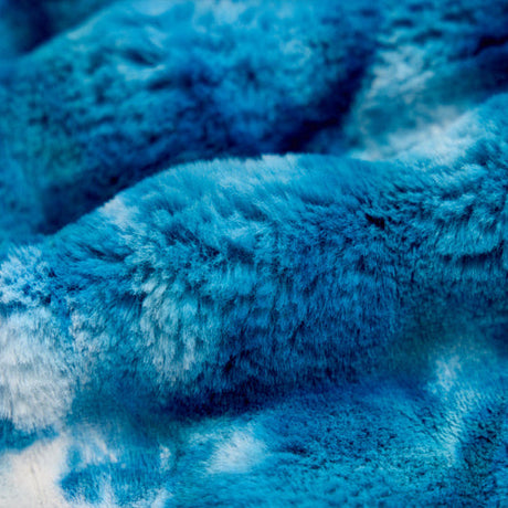 Luxe Cuddle Sorbet Powderpuff Dark Sea Fabric