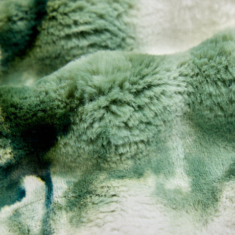 Luxe Cuddle Sorbet Powderpuff Forest Fabric 58-60"