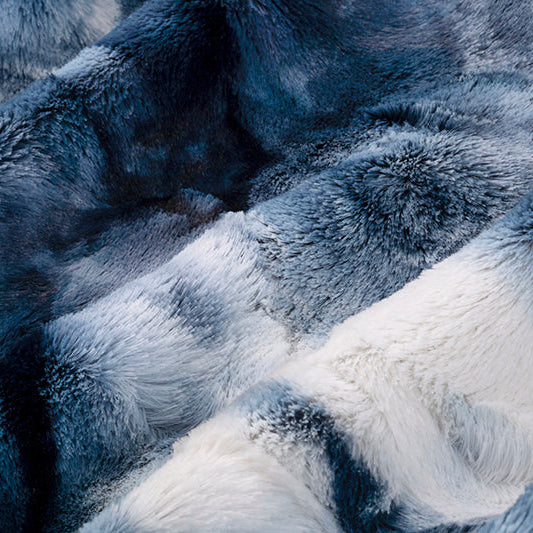 Luxe Cuddle Sorbet Blue Print Fabric