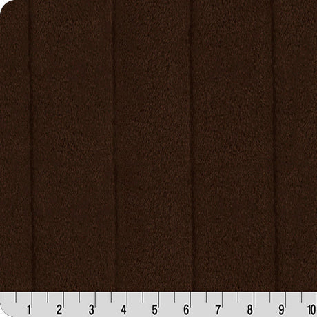 Luxe Cuddle Fabric Sydney Chocolate 58-60"