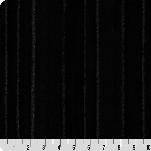 Luxe Cuddle Vienna Black Minky Fabric 58-60"