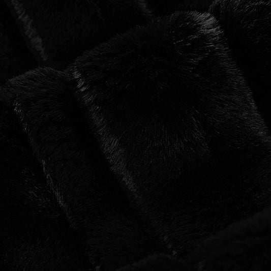 Luxe Cuddle Vienna Black Minky Fabric 58-60"