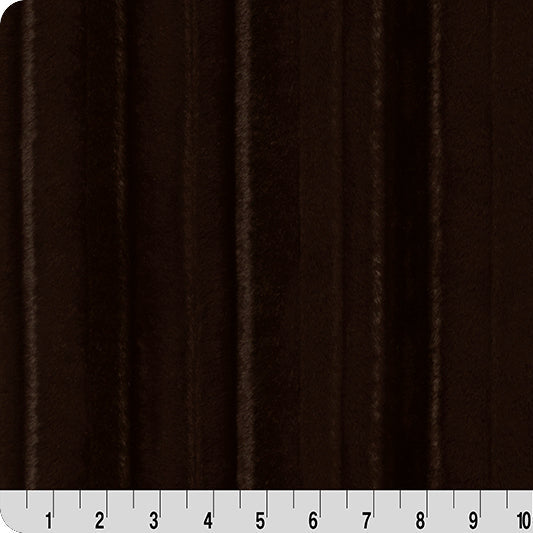 Luxe Cuddle Vienna Espresso Fabric 58-60"