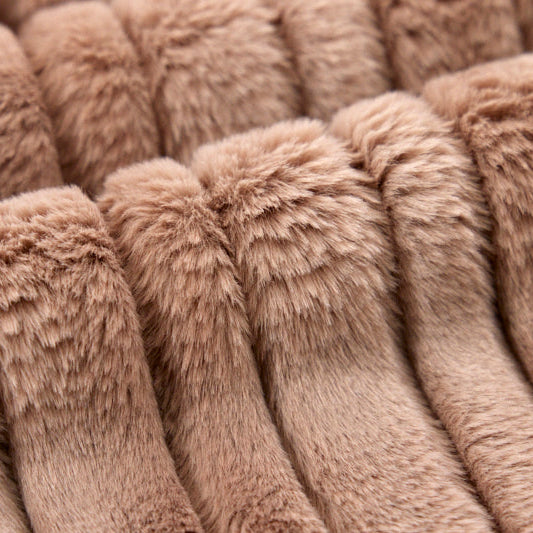 Luxe Cuddle Vienna Simply Taupe Fabric 58-60" per Yard