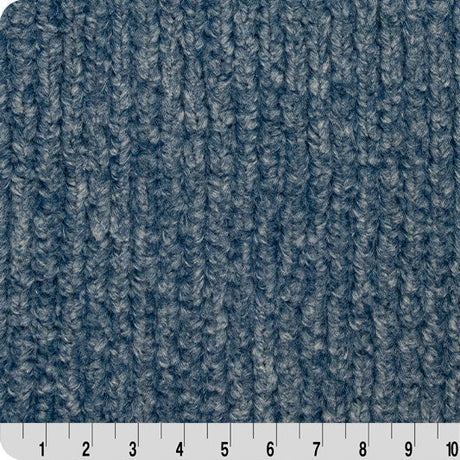 Luxe Cuddle Weave Dark Sea Fabric